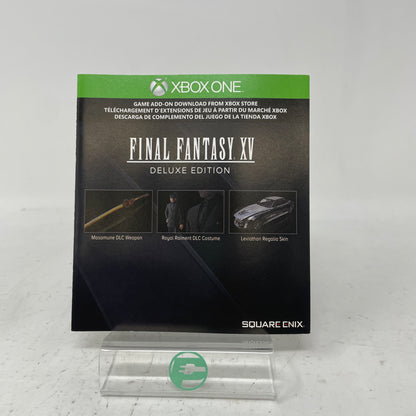 Final Fantasy XV [Deluxe Edition] (Microsoft Xbox One, 2016)