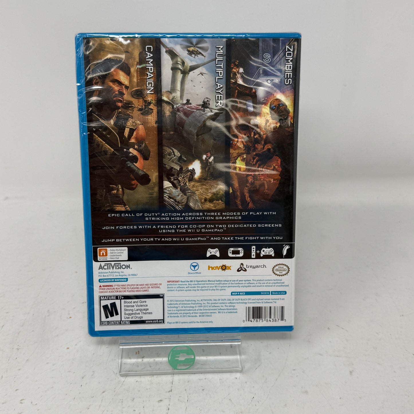 Call of Duty Black Ops II (Nintendo Wii U, 2012)