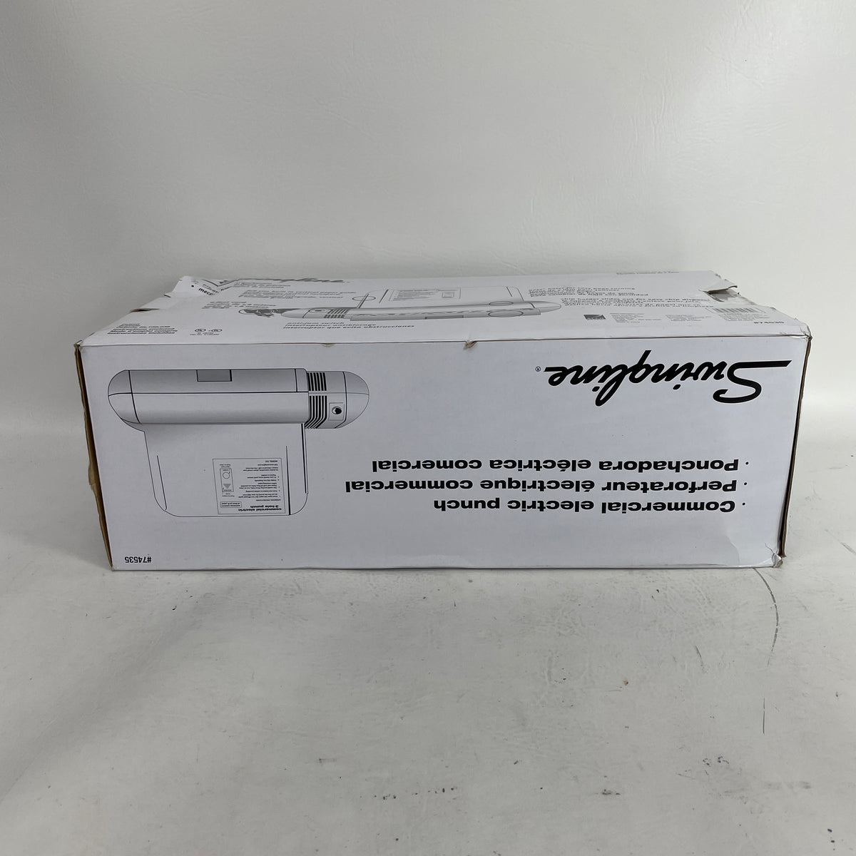 New Swingline 74535 Commercial Electric 3 Hole Punch Heavy Duty 28 Sheet