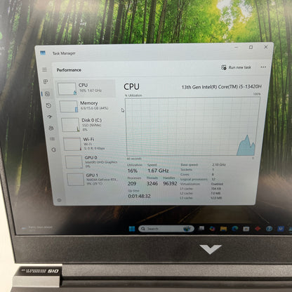 HP Victus J6SSSKAO 15.6" i5-13420H 2.1GHz 16GB RAM 512GB SSD GeForce RTX 4050
