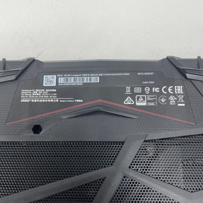 MSI Leopard GL65 MS-16U7 15.6" i7-10750H 2.6GHz 16GB RAM 512GB SSD GeForce RTX 