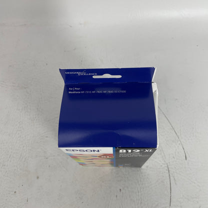 New Epson 812XL  Multi-Colored Ink Cartridge