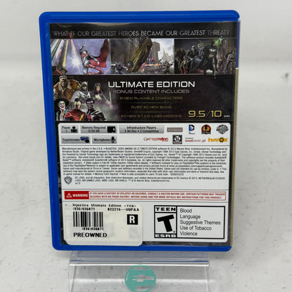 Injustice: Gods Among Us [Ultimate Edition] (Sony PlayStation Vita PS Vita, 2013