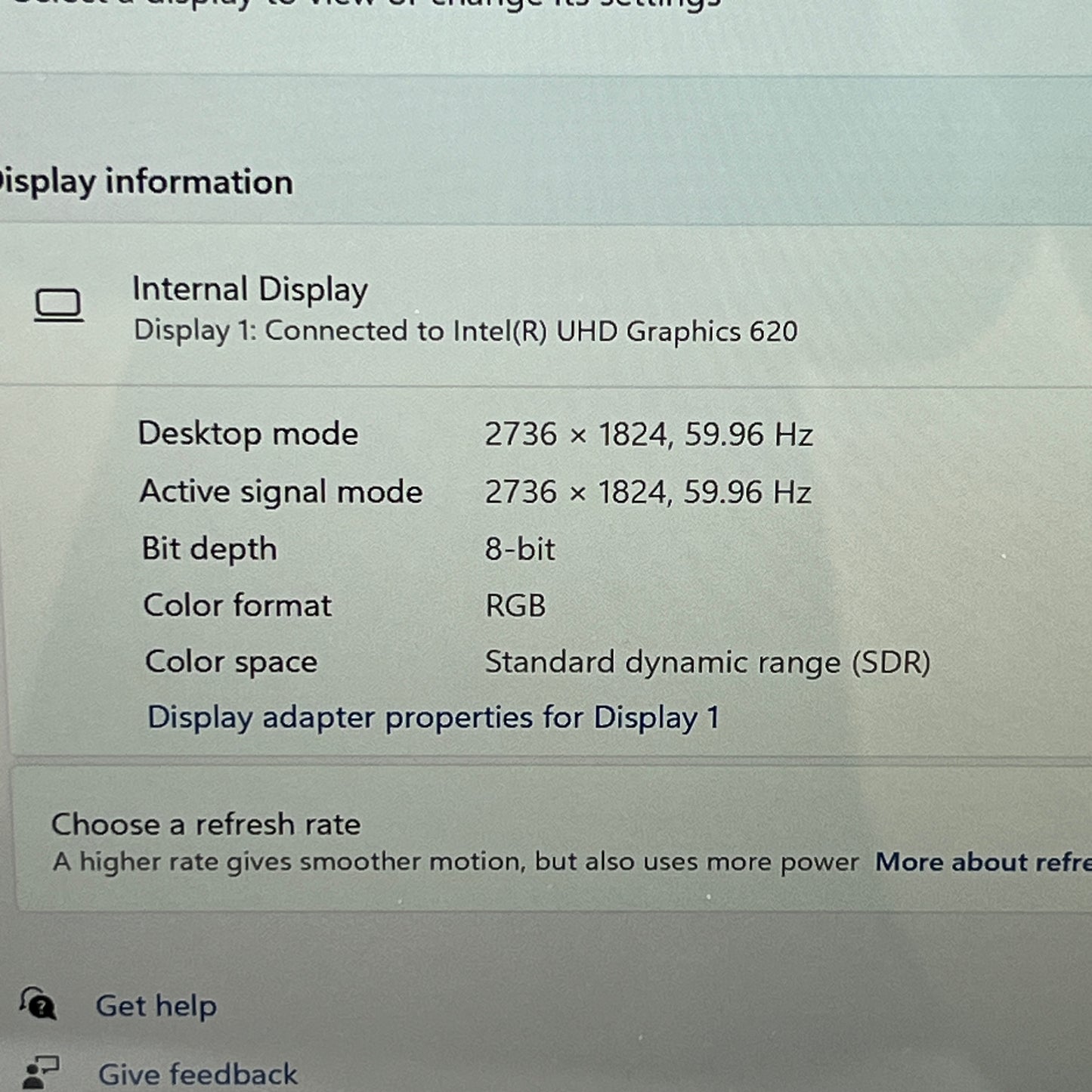Microsoft Surface Pro 6 AS5LMBG 12.3" i5-8650U 1.6GHz 8GB RAM 128GB SSD