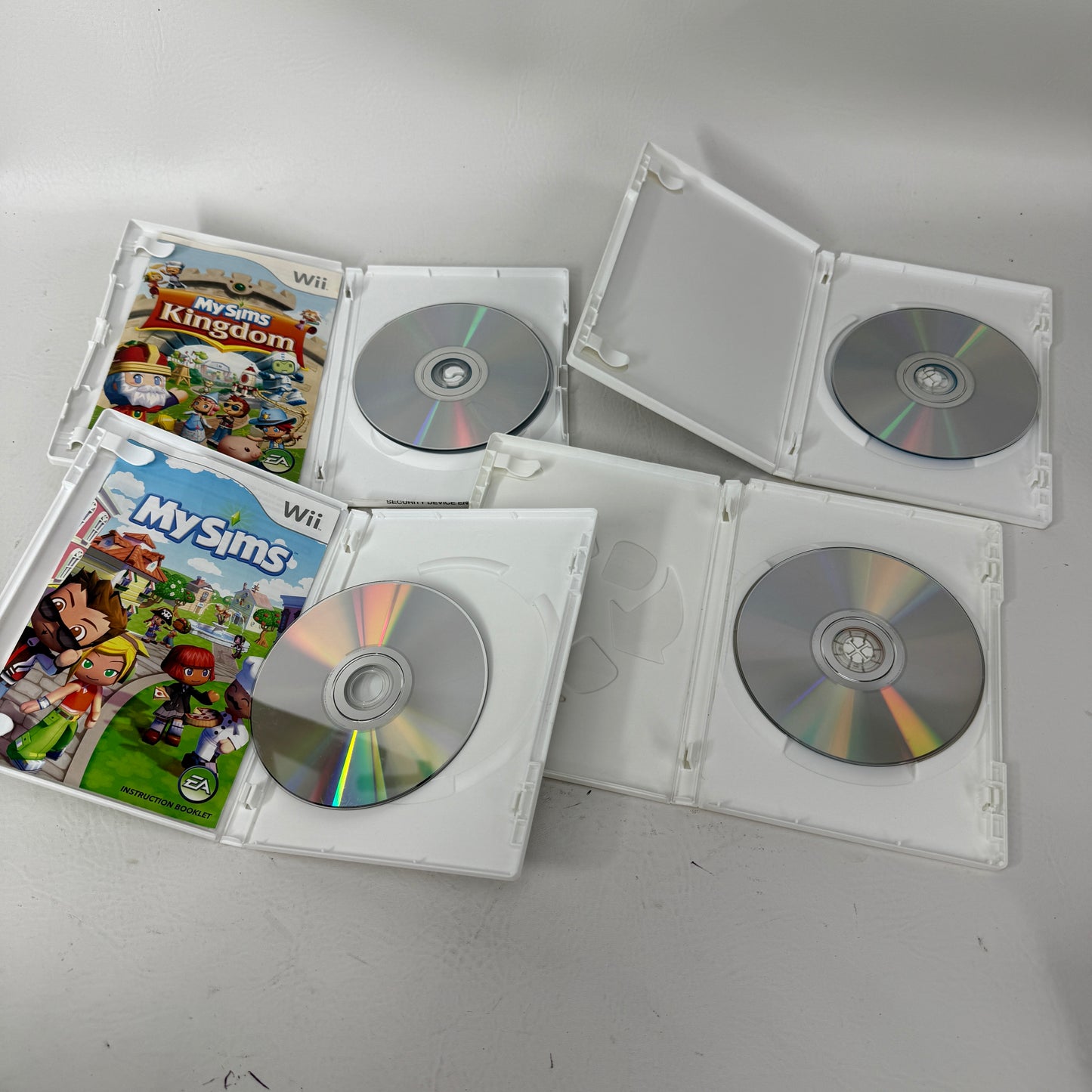 Lot of 4 Nintendo Wii MySim Kingdom, MySim, The Sims 2 Pets & MySim Collection Games