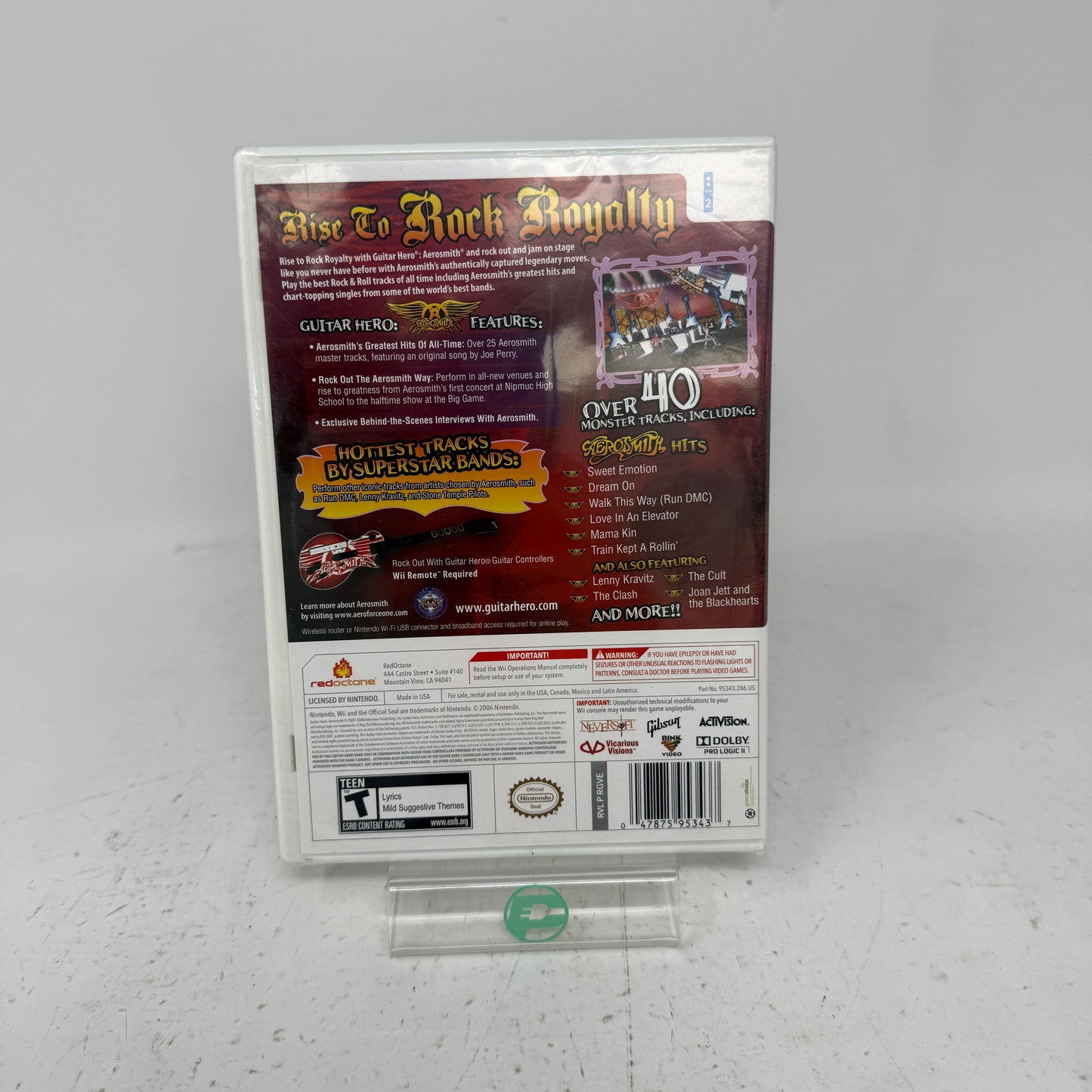 New Guitar Hero Aerosmith (Nintendo Wii, 2008)