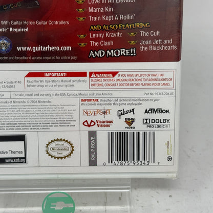 New Guitar Hero Aerosmith (Nintendo Wii, 2008)