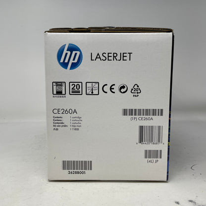 New HP LaserJet 647A Black Original Toner Cartridge CE260A