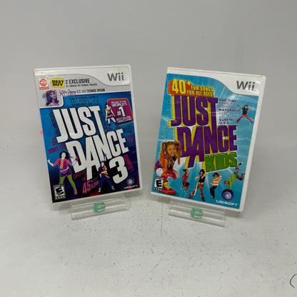 Lot of 2 Nintendo Wii Games- Just Dance
