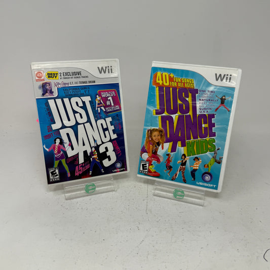 Lot of 2 Nintendo Wii Games- Just Dance