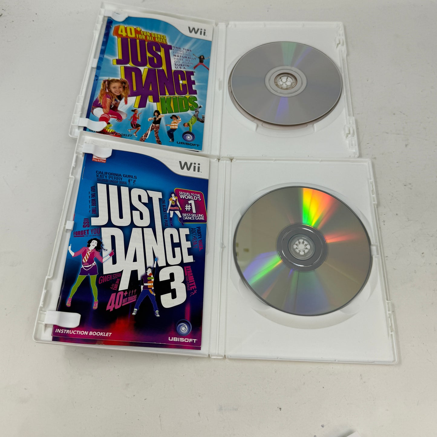 Lot of 2 Nintendo Wii Games- Just Dance