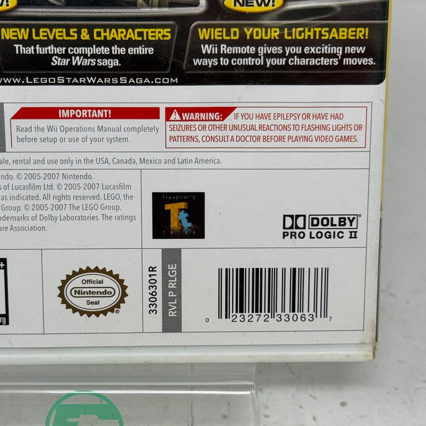 LEGO Star Wars Complete Saga (Nintendo Wii, 2007)