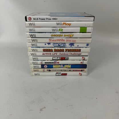 Lot of 13 Nintendo Wii Games- Sports