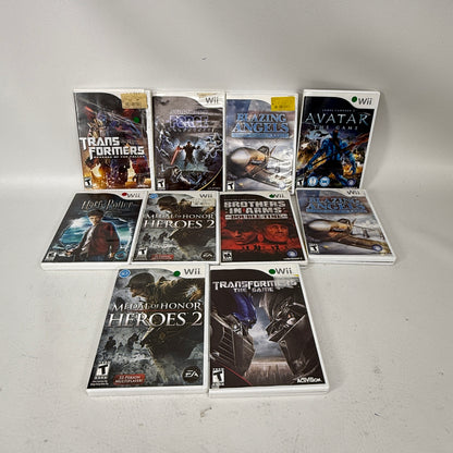 Lot of 10 Nintendo Wii Games