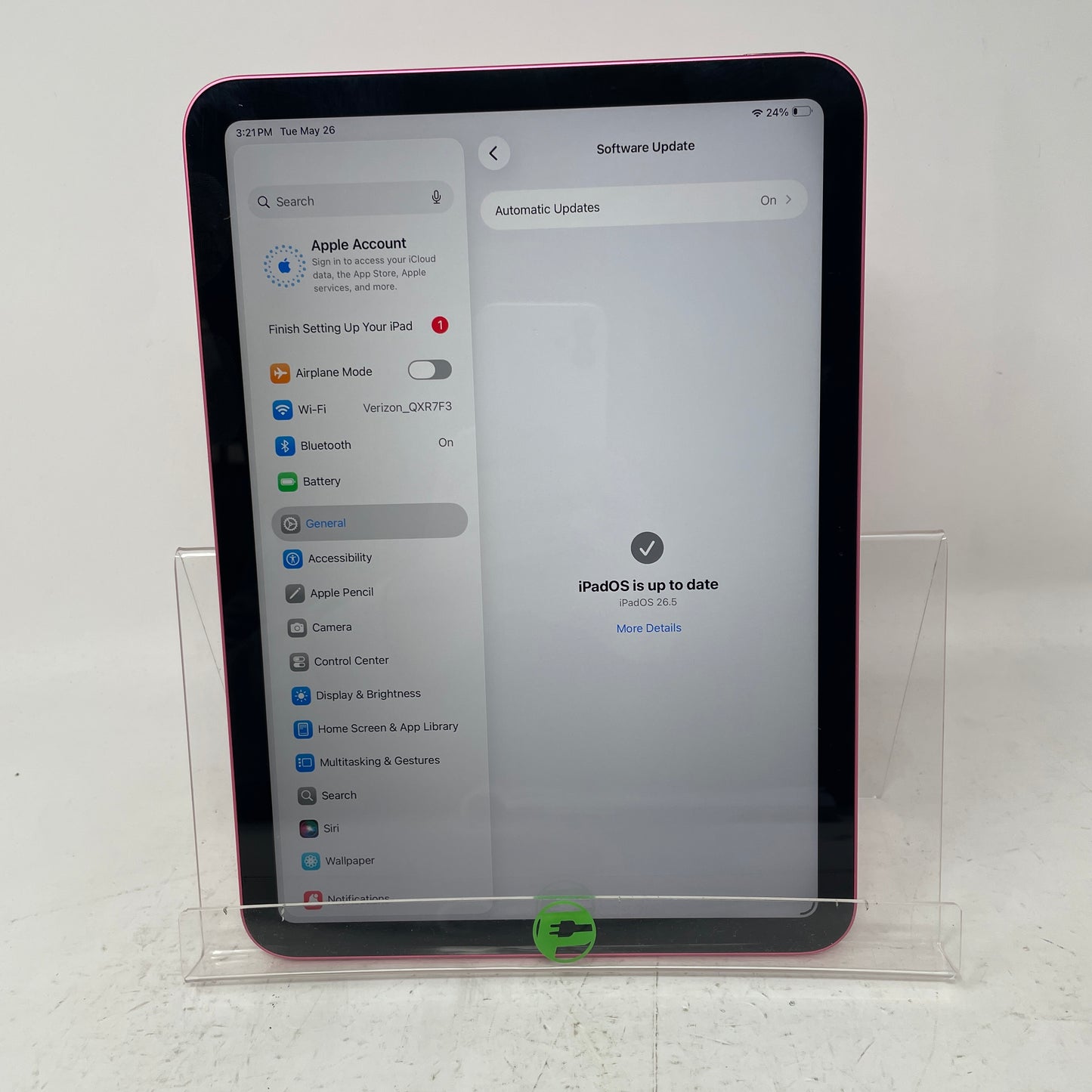 WiFi Only Apple iPad 11" (A16) 128GB Pink MD4E4LL/A