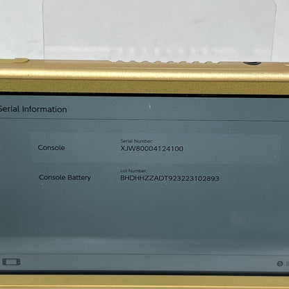 Nintendo Switch Lite Handheld Game Console Only HDH-001 Hyrule Gold Edition