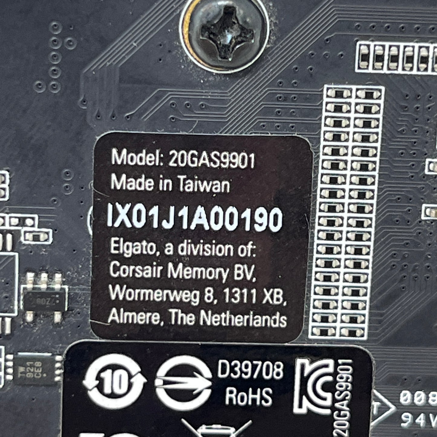 Elgato 4K60 Pro  Internal PCIe Video Capture Card 20GAS9901