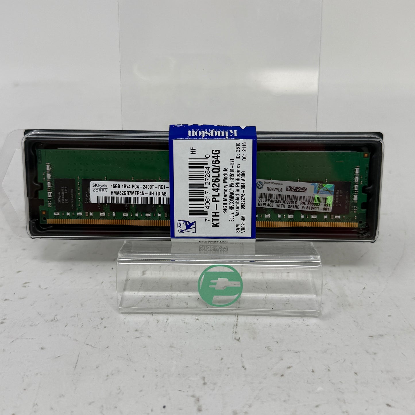 SK Hynix PC4-2400T-RC1 16GB (1x16GB) RAM DDR4 2400MHz HMA82GR7MFR4N-UH