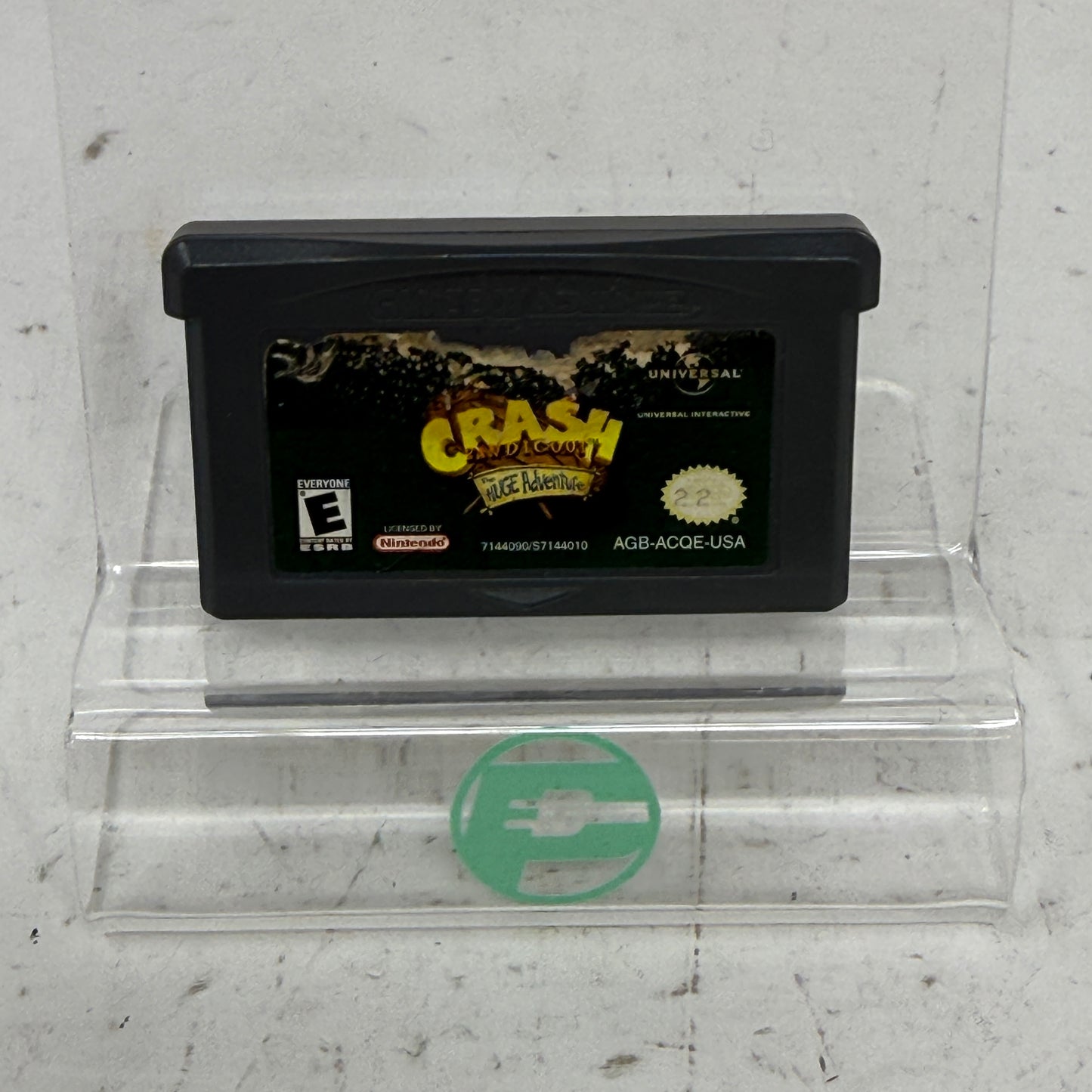 Crash Bandicoot the Huge Adventure (Nintendo GameBoy Advance, 2002)