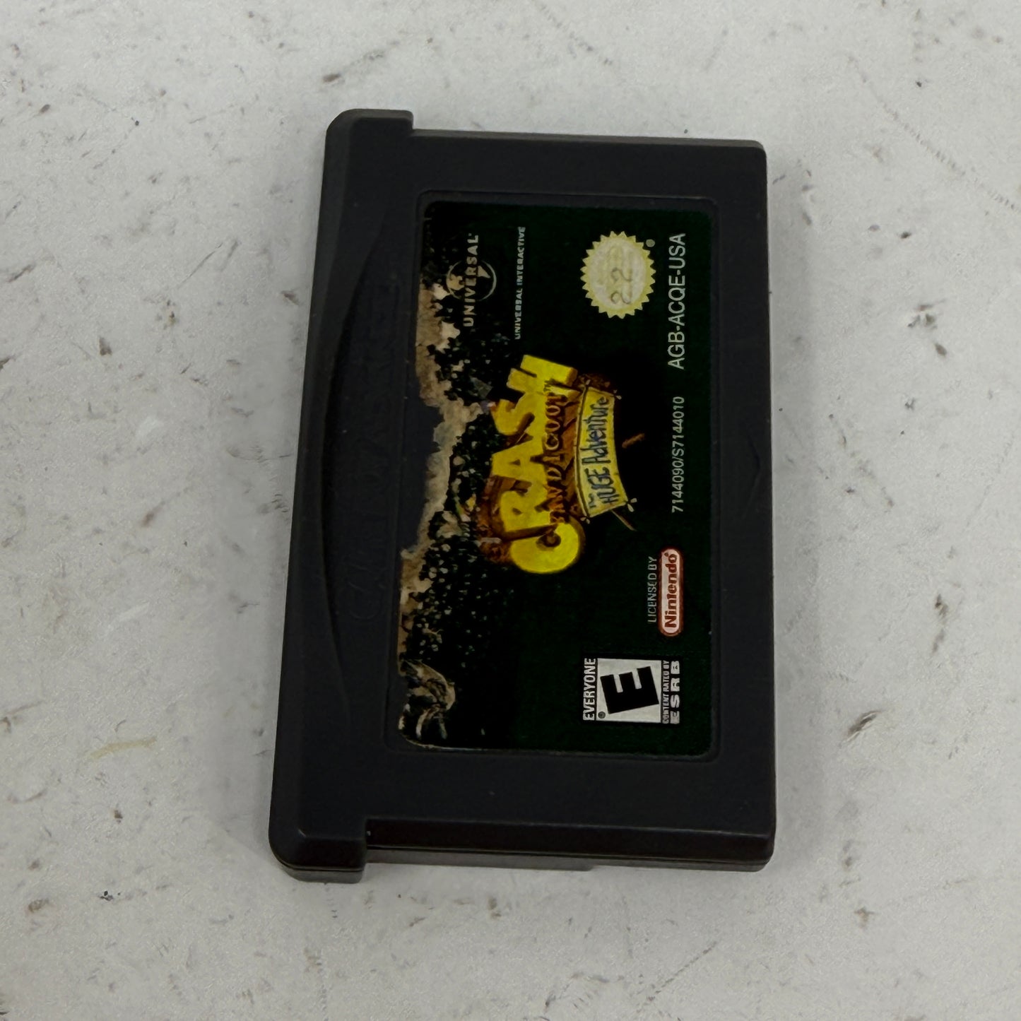 Crash Bandicoot the Huge Adventure (Nintendo GameBoy Advance, 2002)