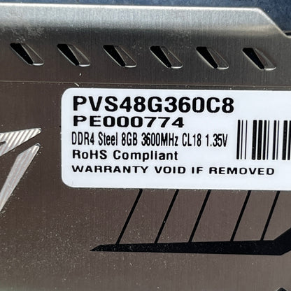 Patriot Viper Steel 8GB (1x8GB) RAM DDR4 3600MHz PVS48G360C8
