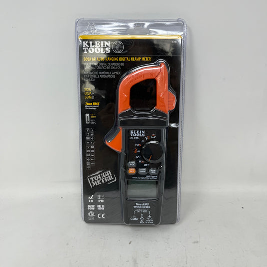 New Klein  Tool 600A AC Auto Ranging True RMS Digital Clamp Meter CL700
