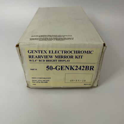 New Gentex Electrochromic  Rearview Mirror Kit 50-GENK242BR