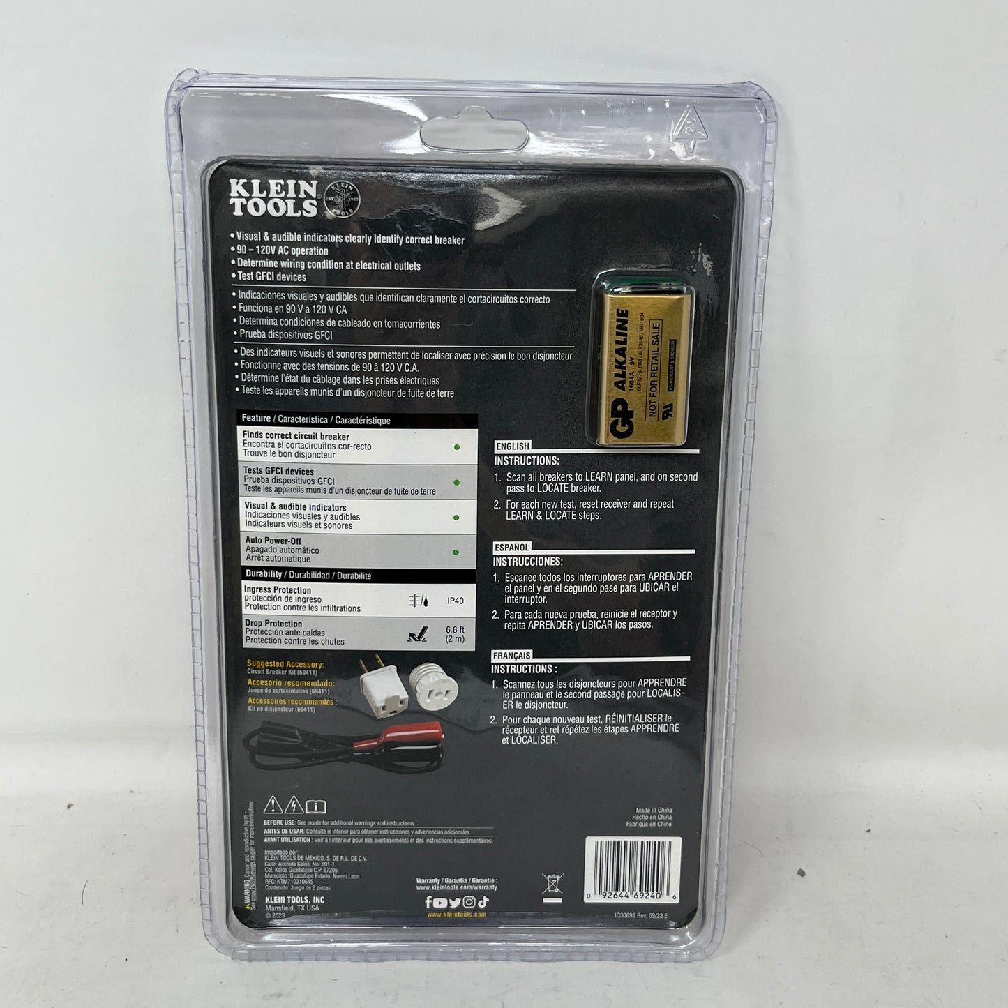 New Klein  Tools AC Circuit Breaker Finder Electric Tester ET310