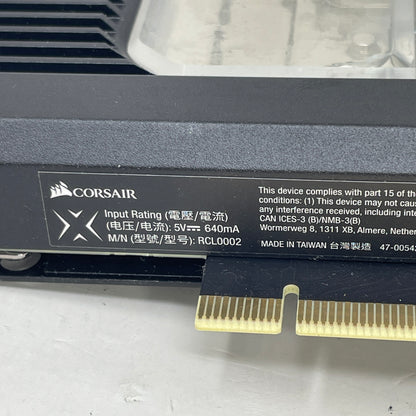 Corsair Hydro X XG7 GPU Water Block NVIDIA RTX 3080 12GB Founders Edition Cooler