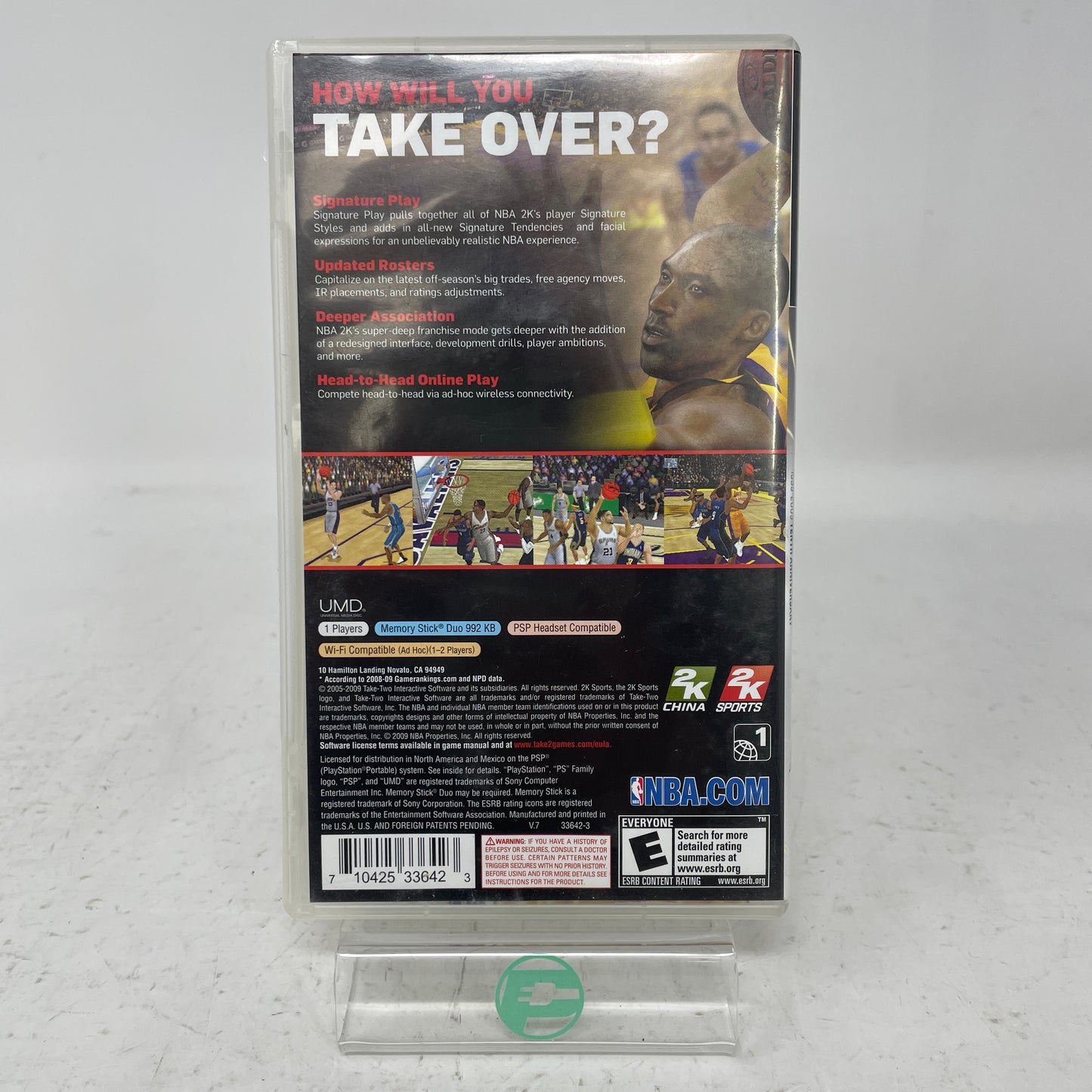 NBA 2K10 (Sony PlayStation Portable PSP, 2009)