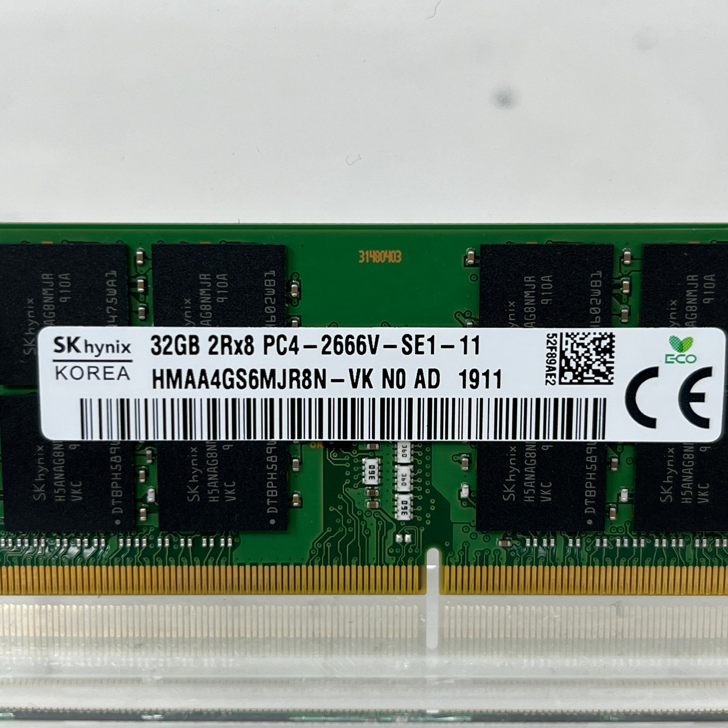 SK Hynix PC4-2666V-SE1 32GB (1x32GB) RAM DDR4 2666MHz HMAA4GS6MJR8N