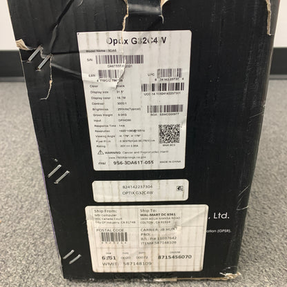 New MSI Optix G32C4W 32" Curved Gaming Monitor 165Hz 1ms FHD 1080p  DP HDMI