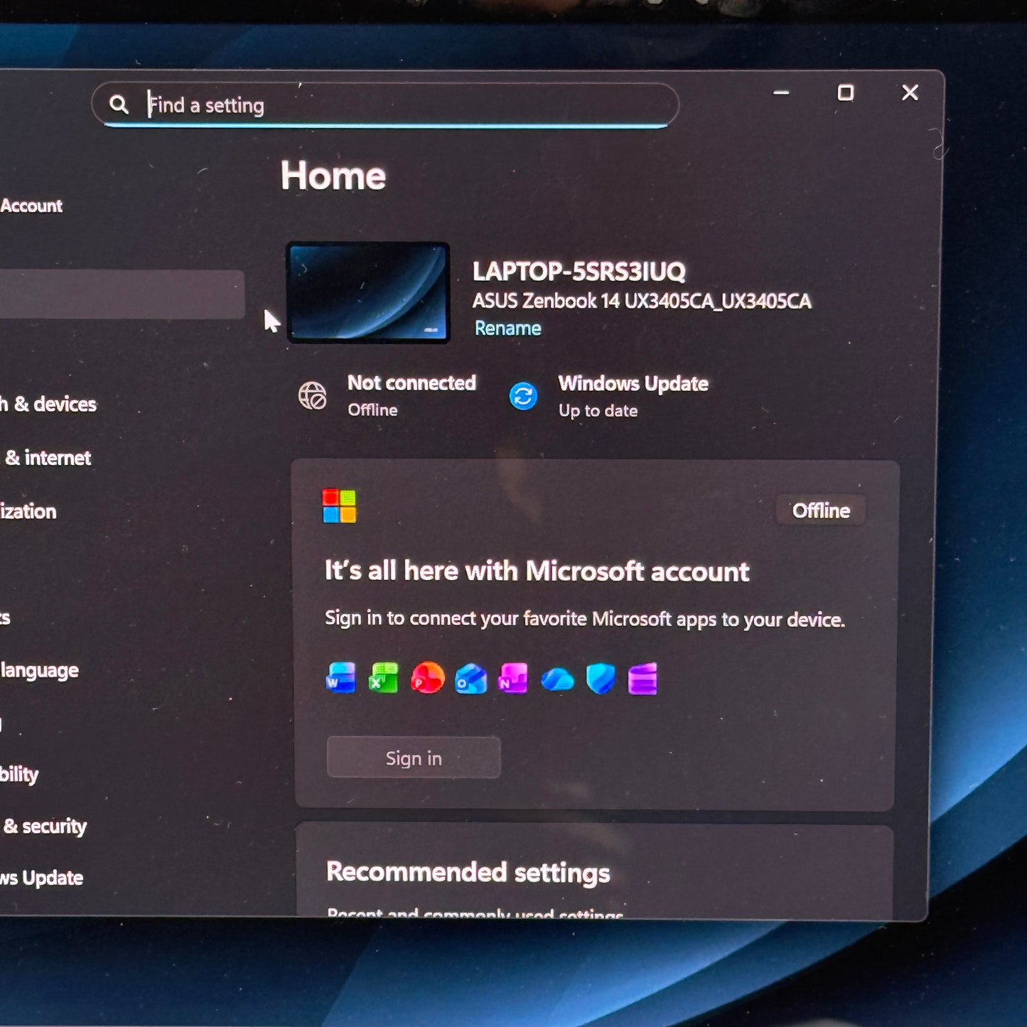 Asus Zenbook 14 UX3405CA 14" Ultra 9 285H 2.9GHz 32GB RAM 1TB SSD