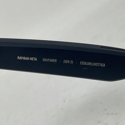 Ray-Ban Meta Wayfarer Gen 2 Matte Black Standard RW4012 601SSB AI Smart Glasses