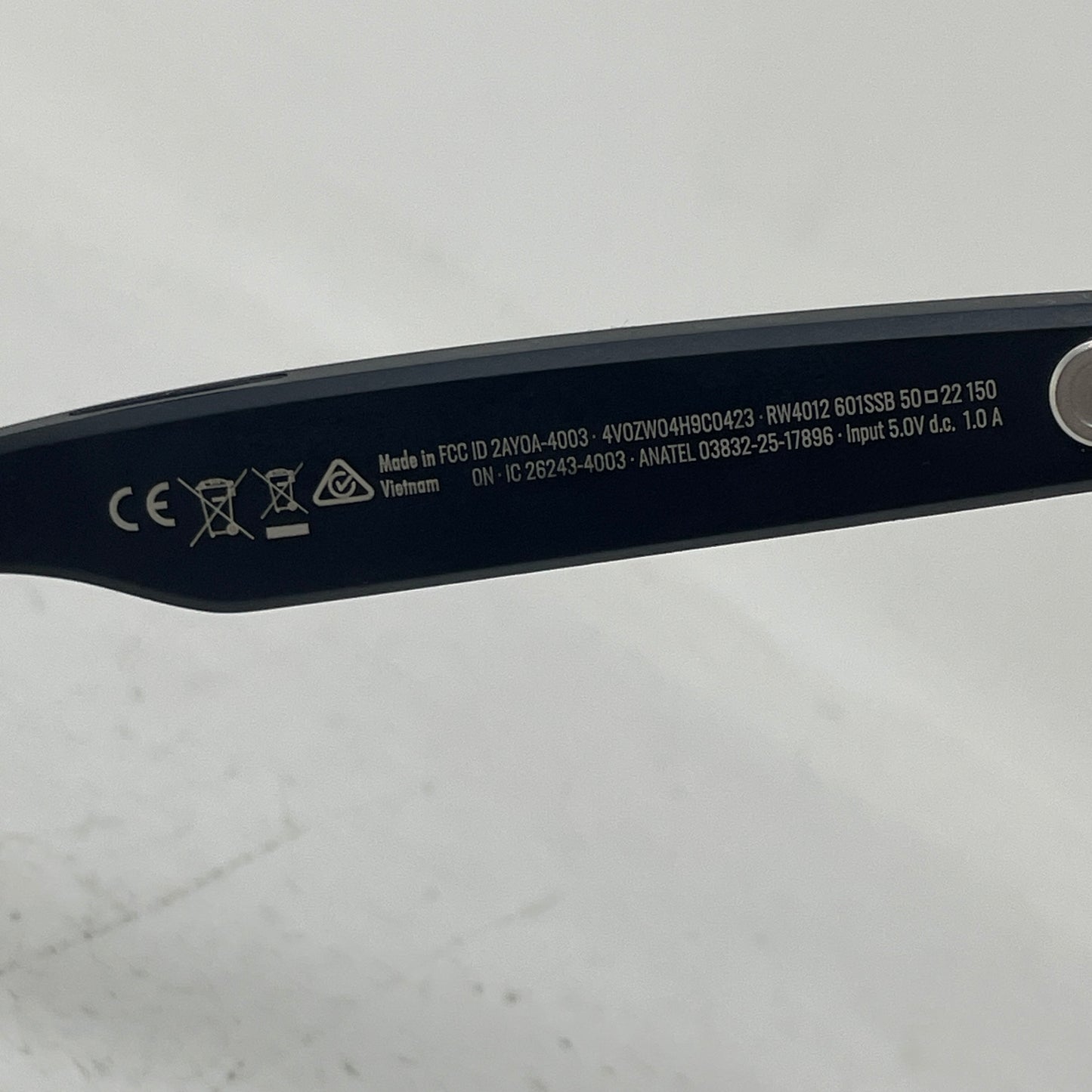 Ray-Ban Meta Wayfarer Gen 2 Matte Black Standard RW4012 601SSB AI Smart Glasses
