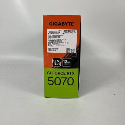 New Gigabyte GeForce RTX 5070 Windforce OC 12GB GDDR7 Graphics Card GV-N5070WF3OC-12GD