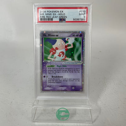 Pokémon TCG EX FireRed & LeafGreen Mr. Mime ex 110/112 Holofoil English PSA 9