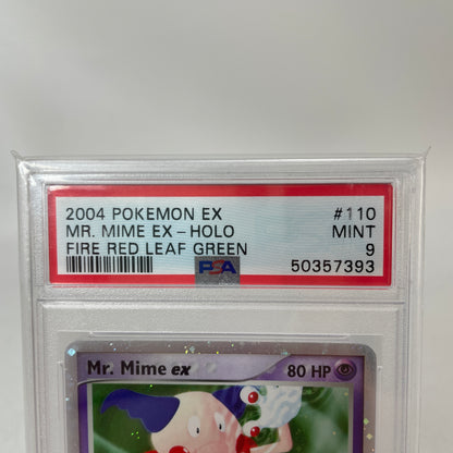 Pokémon TCG EX FireRed & LeafGreen Mr. Mime ex 110/112 Holofoil English PSA 9