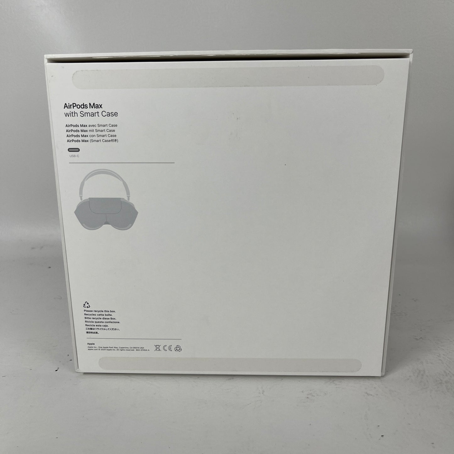 Apple AirPods Max USB-C Wireless Over-Ear Headphones Midnight MWW43AM/A