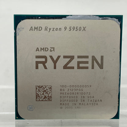 AMD Ryzen 9 5950X 3.40GHz 16 Core 100-000000059 32 Thread AM4
