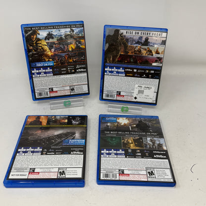 Lot of 4 Sony PlayStation 4 PS4 Games- Call of Duty