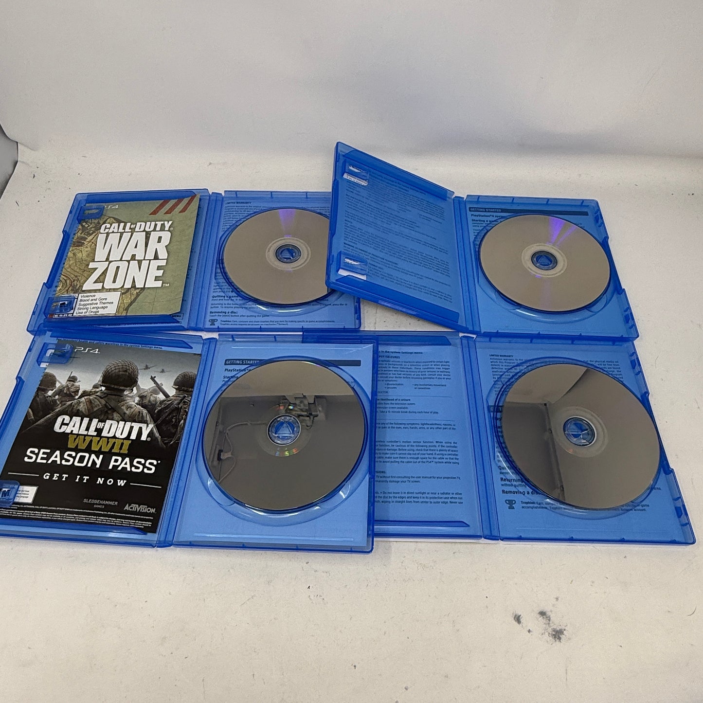 Lot of 4 Sony PlayStation 4 PS4 Games- Call of Duty
