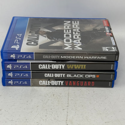 Lot of 4 Sony PlayStation 4 PS4 Games- Call of Duty