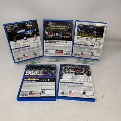 Lot of 5 Games Sony PlayStation 4 PS4- Madden