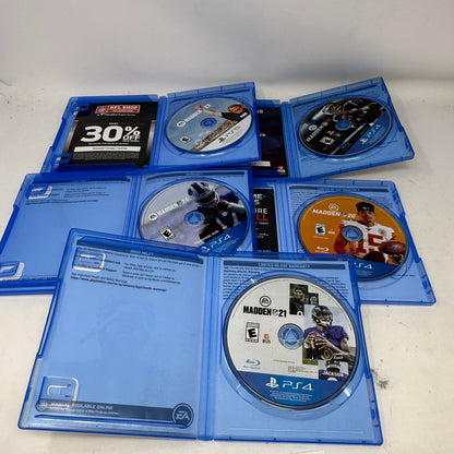 Lot of 5 Games Sony PlayStation 4 PS4- Madden