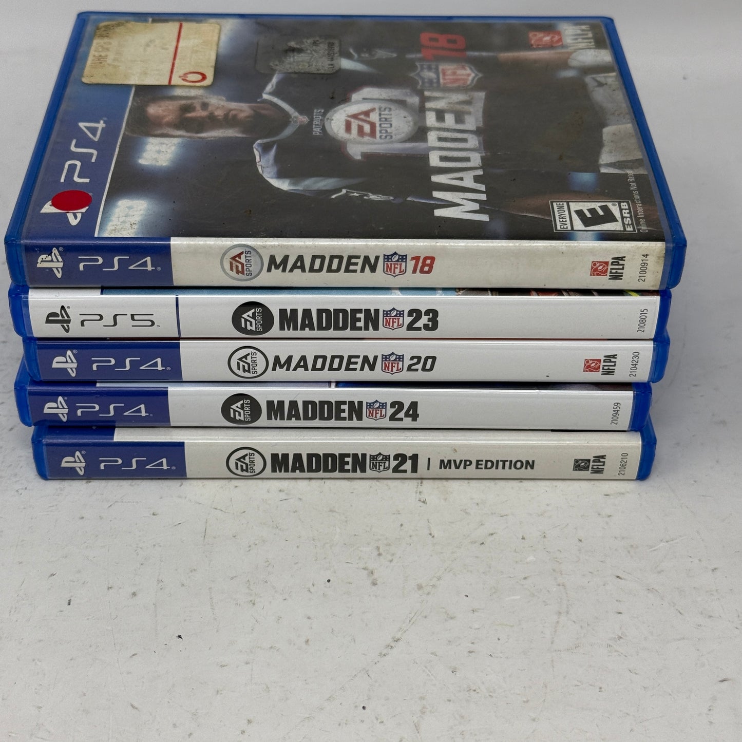 Lot of 5 Games Sony PlayStation 4 PS4- Madden