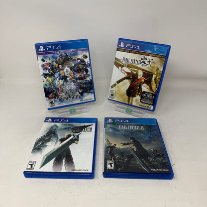 Lot of 4 Sony PlayStation 4 PS4 Games- Final Fantasy