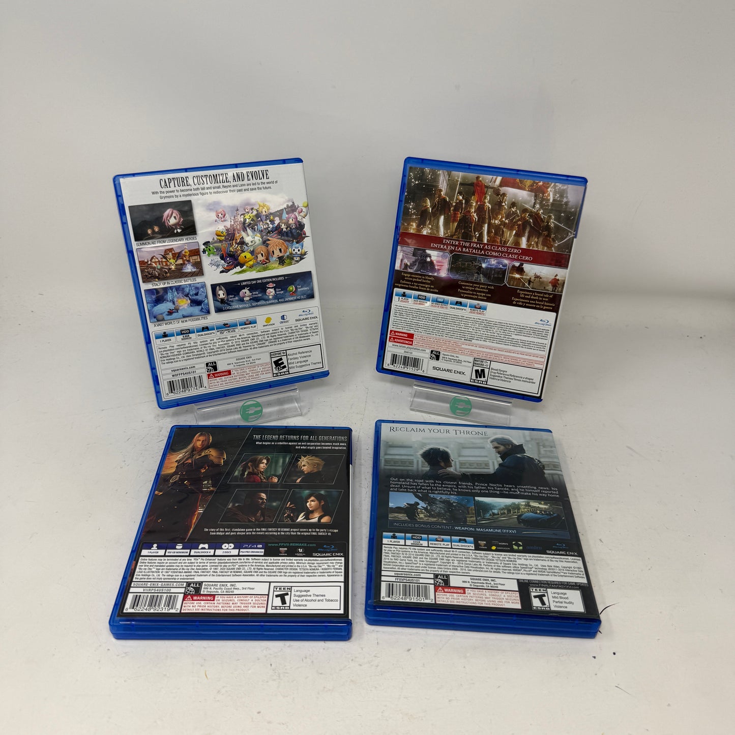 Lot of 4 Sony PlayStation 4 PS4 Games- Final Fantasy