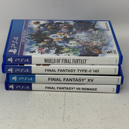 Lot of 4 Sony PlayStation 4 PS4 Games- Final Fantasy