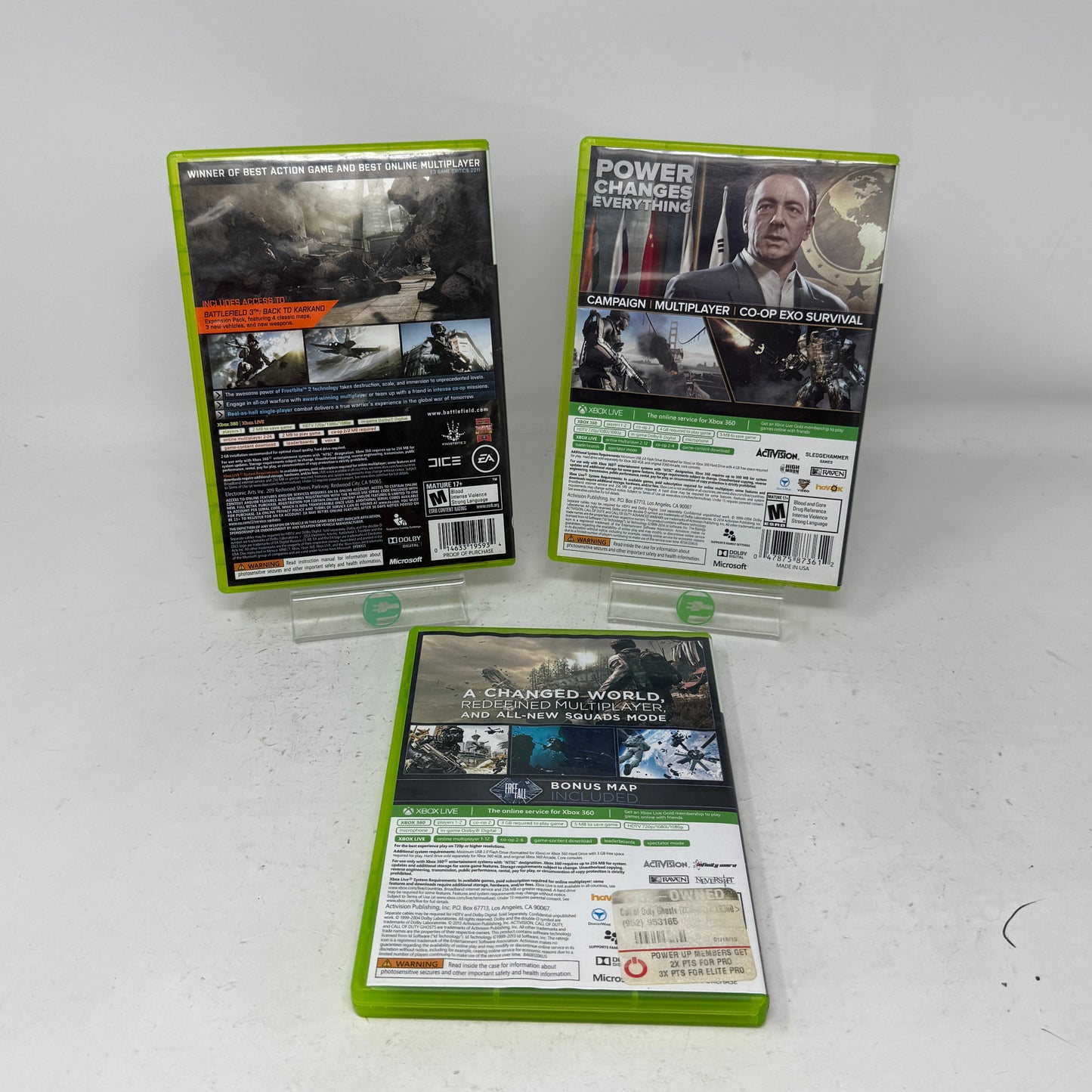 Lot of 3 Games Microsoft 